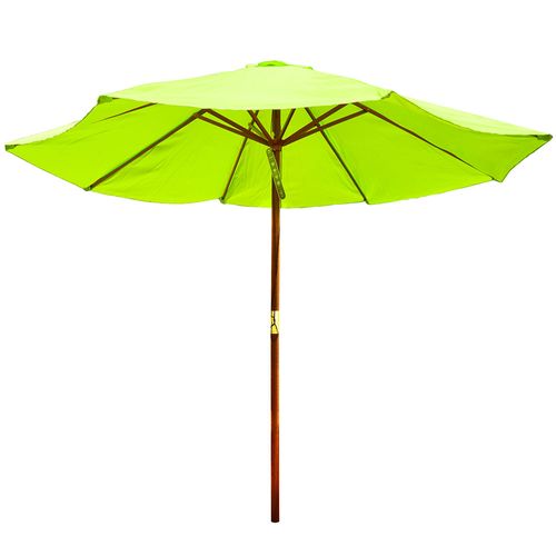Sombrilla de jardín 2,5m verde