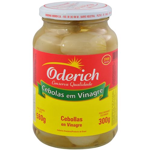 Cebollas en vinagre ODERICH 580 g