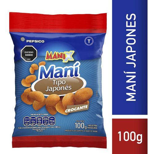 Maní tipo japonés MANIX 100 g