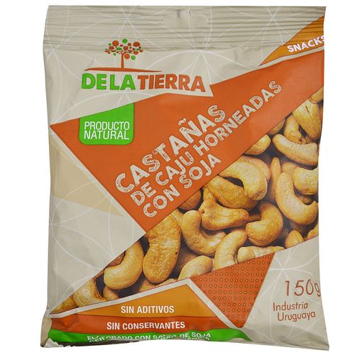 Castañas de cajú DE LA TIERRA horneadas 150 g