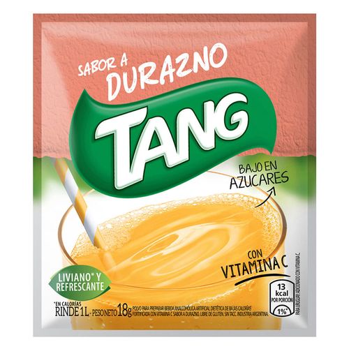 Refresco TANG durazno 18 g