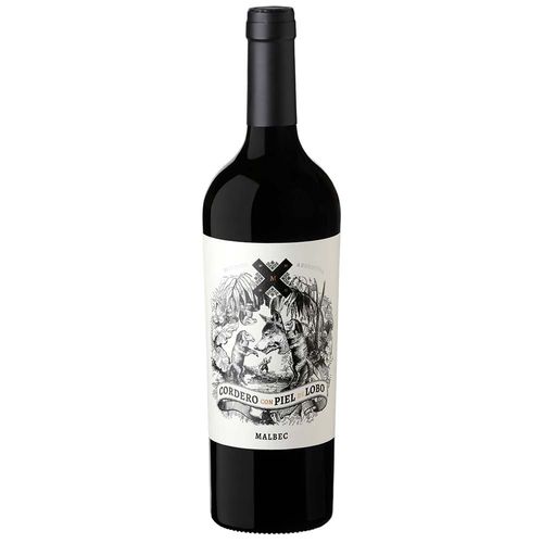 Vino tinto malbec CORDERO CON PIEL DE LOBO 750 cc