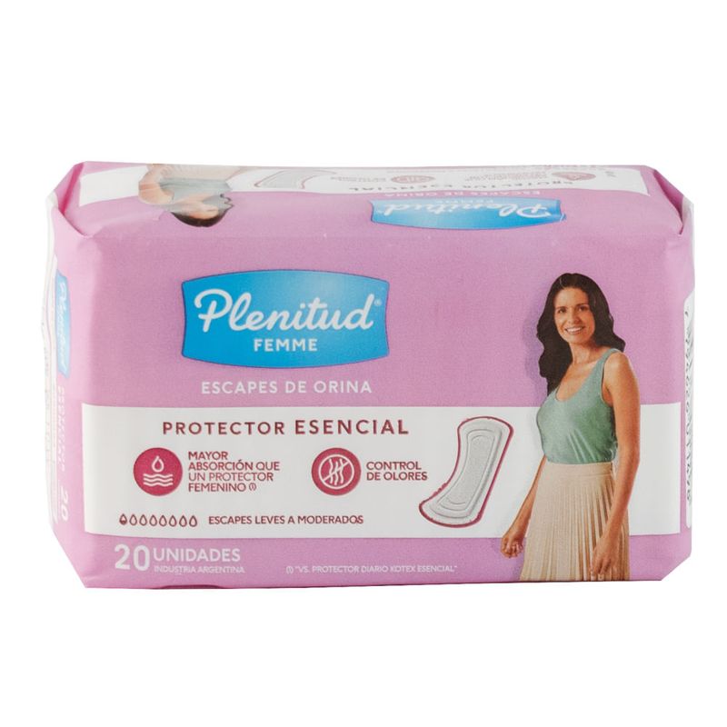 Toalla-PLENITUD-Femme-protector-ultra-leve-20-unidades-0