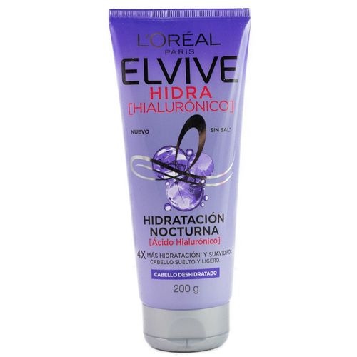 Crema ELVIVE hialurónico hidratación nocturna