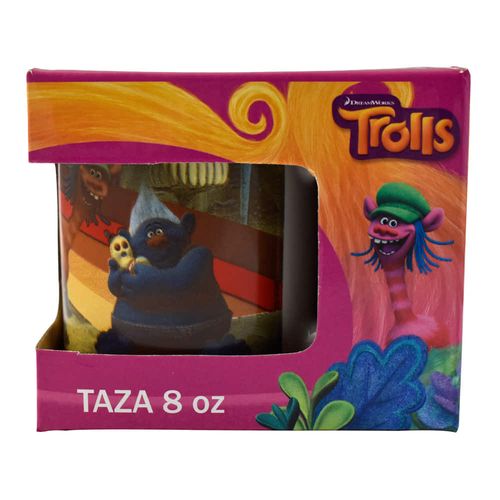Taza cerámica 240 ml con caja Trolls