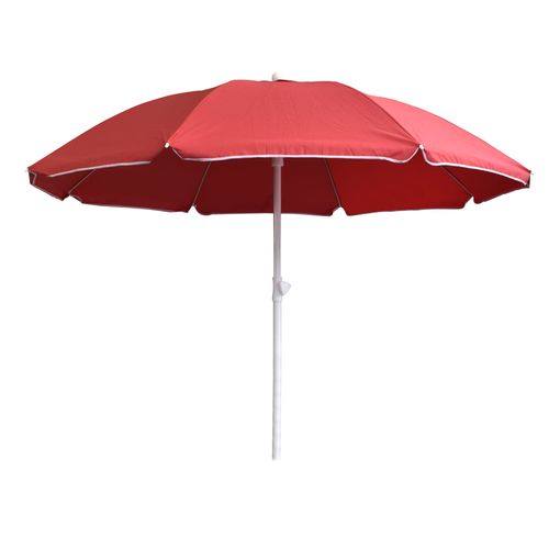 Sombrilla de playa twist drive roja 200 cm