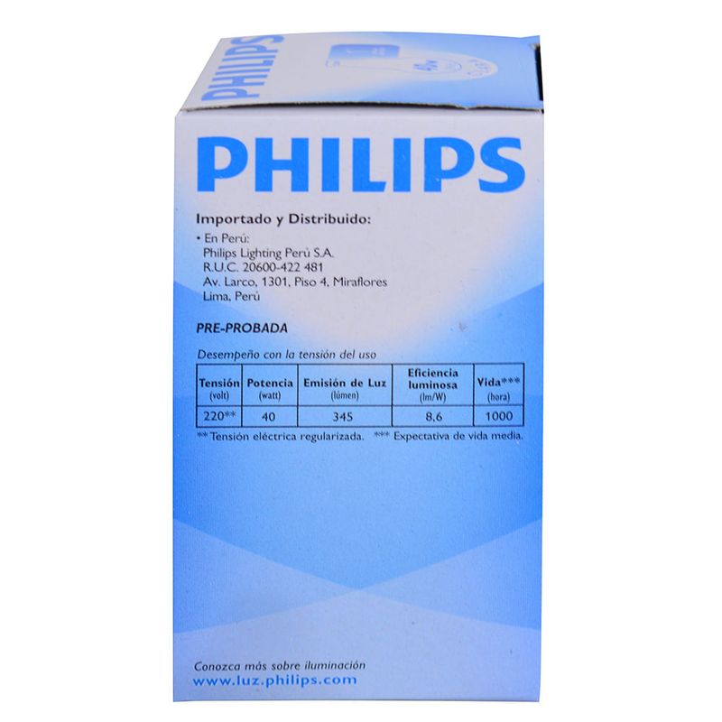 Lampara-PHILIPS-Clara-40W-E27-1