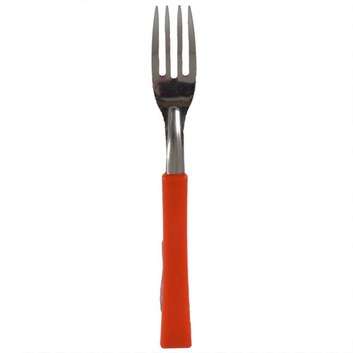 Tenedor de mesa rojo