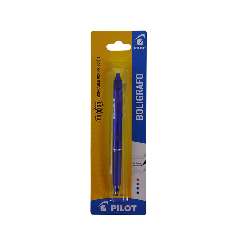 Boligrafo-PILOT-borrable-retractil-azul-0