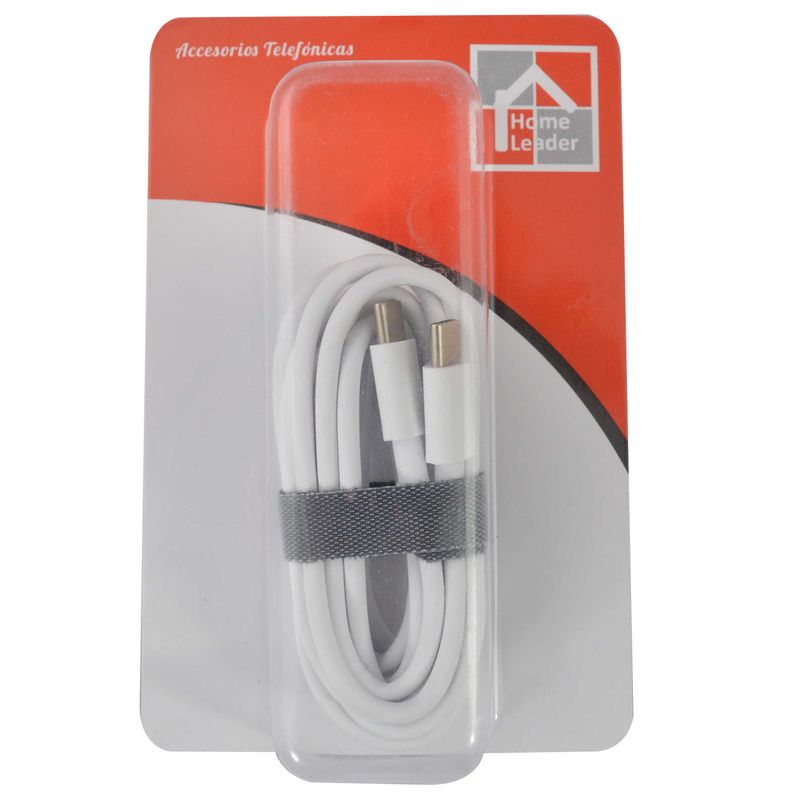 Cable-USB-HOME-LEADER-tipo-C-a-tipo-C-2m-0