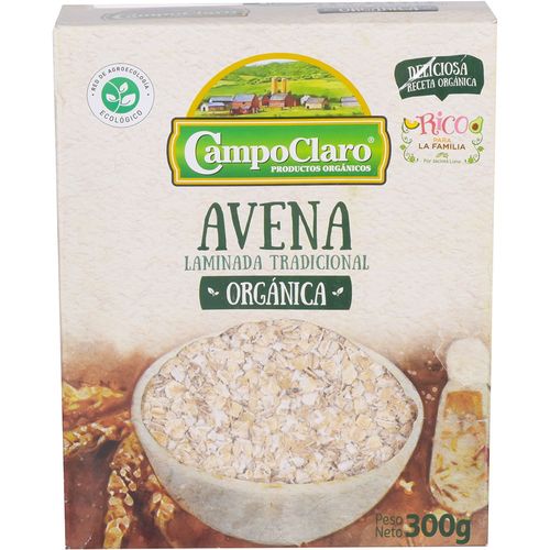 Avena orgánica CAMPOCLARO 300 gr
