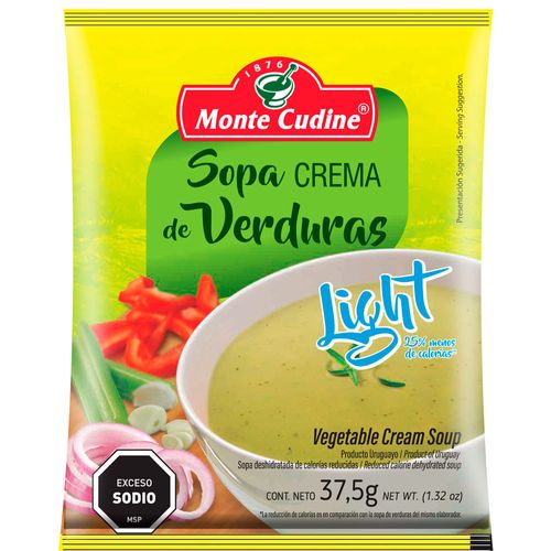 Sopa crema de verduras MONTE CUDINE light 37.5g