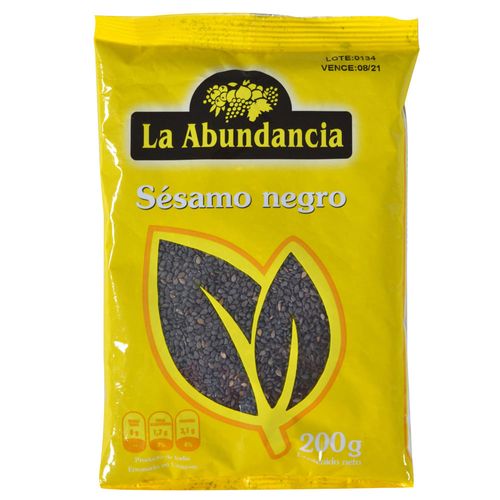 Sésamo negro LA ABUNDANCIA 200 g