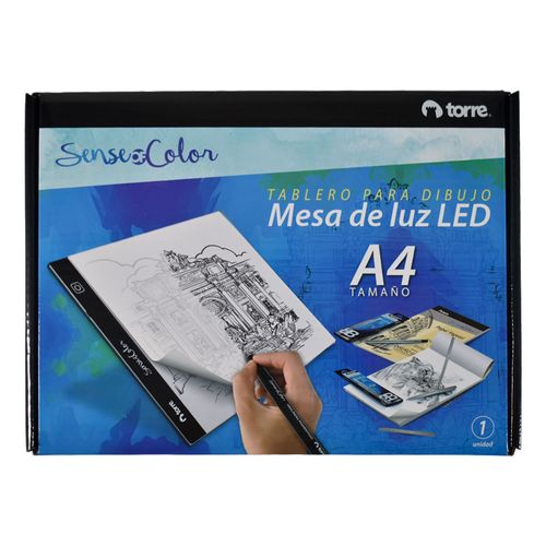 Tabla LED para calcar TORRE Soc tamaño A4