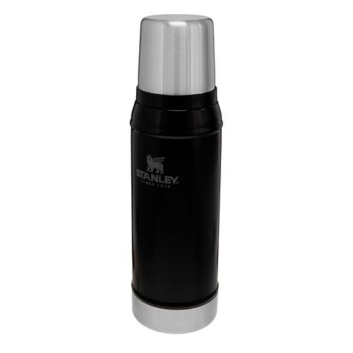 Termo STANLEY Classic 940 ml Negro acero inoxidable