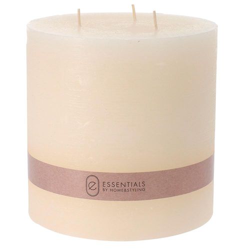 Vela Pilar 14x14 cm blanco