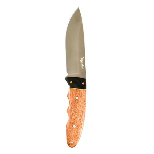 Cuchillo SAFARI hoja fija mango de madera 22 cm