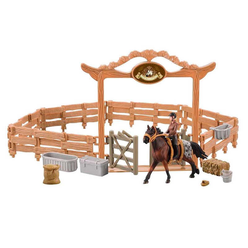 Establo-con-caballos-y-accesorios-1