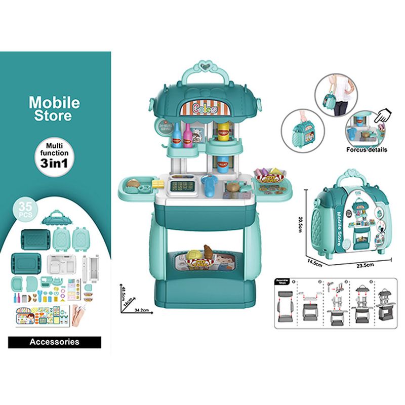 Cocina-de-pie-con-accesorios-valija-verde-1