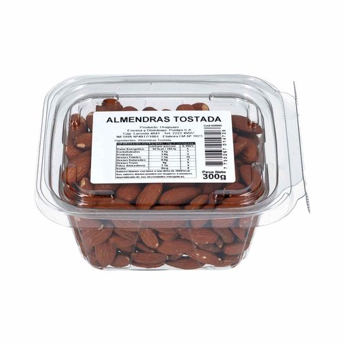 Almendra tostada sin sal 300 g