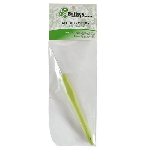 Aguja de crochet mango de silicona