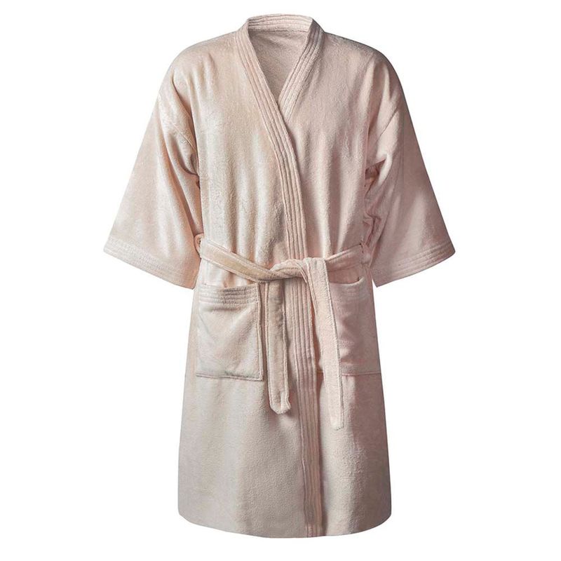 Bata-de-baño-DOHLER-en-velour-beige-talle-G-1