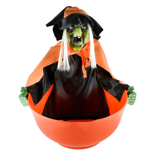 Cesta con bruja naranja sonido y movimiento A32