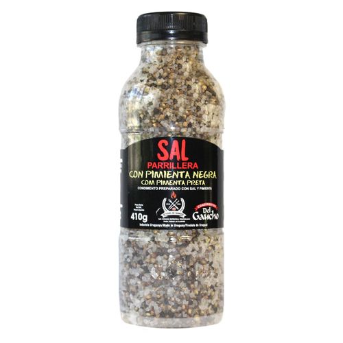 Sal parrillera con pimienta negra 400 g