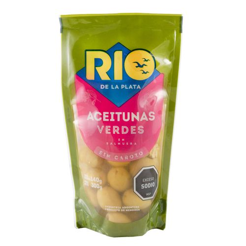 Aceitunas verdes sin carozo RIO DE LA PLATA 140 g