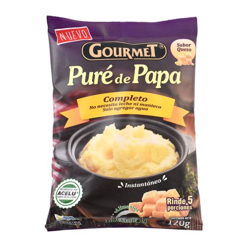 Puré de papas GOURMET con queso 120 g