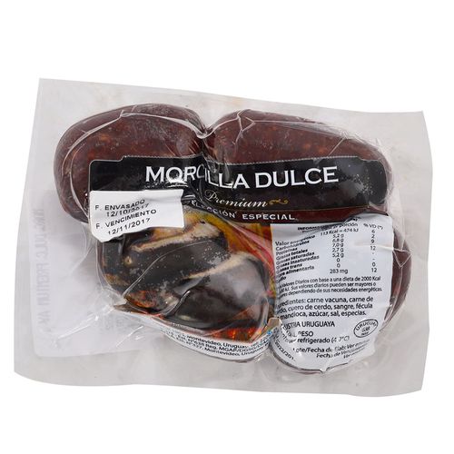 Morcilla Dulce Premium al vacío x 300 g