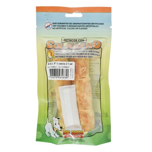 Rolos colageno medianos carne pollo 2 unidades