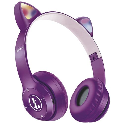 Auricular Bluetooth La-Cat Orejas Rgb Gato Vincha Infantil
