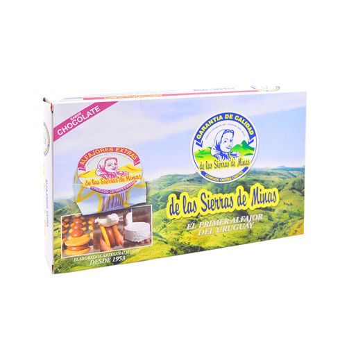 Pack x 6 alfajor chocolate de las SIERRAS DE MINAS