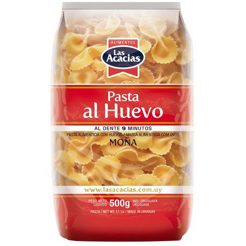 Fideos al huevo LAS ACACIAS moña 500 g