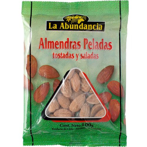 Almendras LA ABUNDANCIA peladas y tostado 100 g
