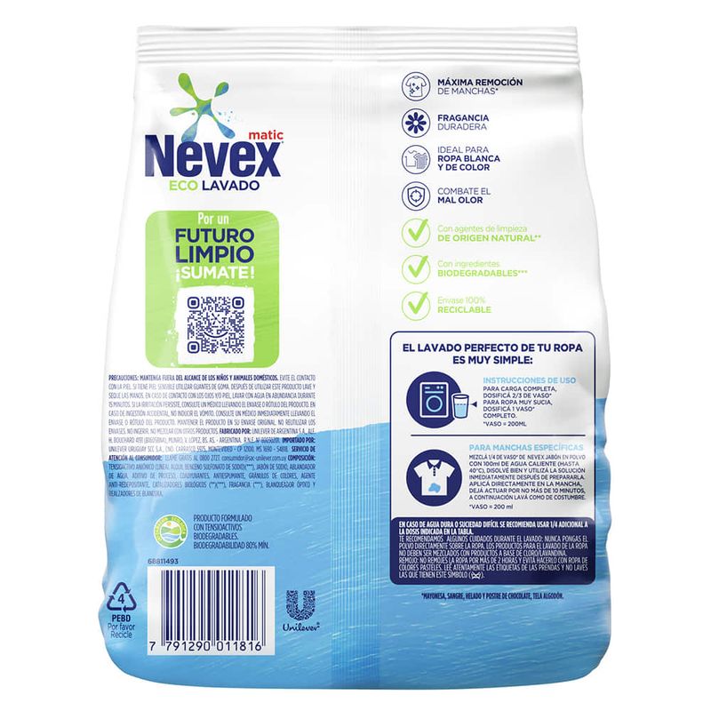 Detergente-polvo-NEVEX-Matic-3-kg-2