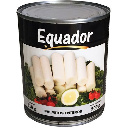 Palmitos enteros EQUADOR 800 g