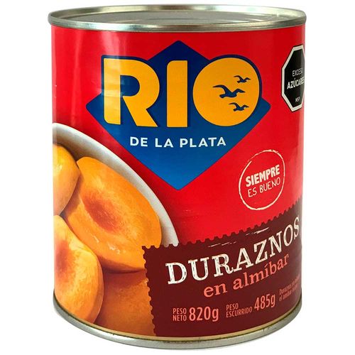 Duraznos en almíbar RIO DE LA PLATA 820 g