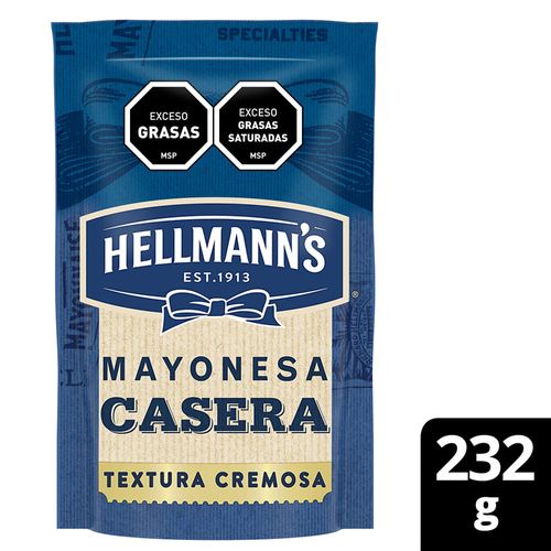 Mayonesa HELLMANN'S tipo casera 247 cc