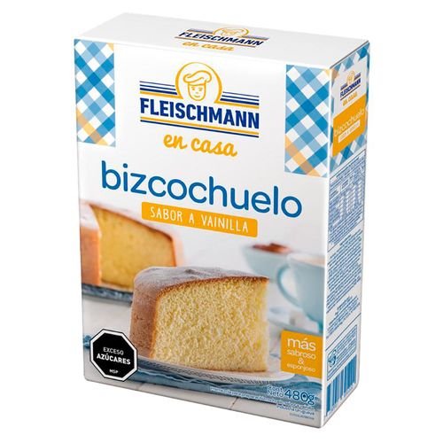 Premezcla bizcochuelo FLEISCHMANN vainilla 480 g