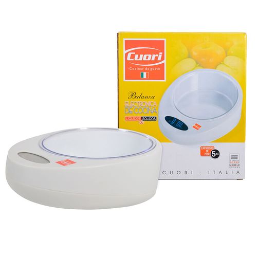 Balanza cocina digital 5kg CUORI