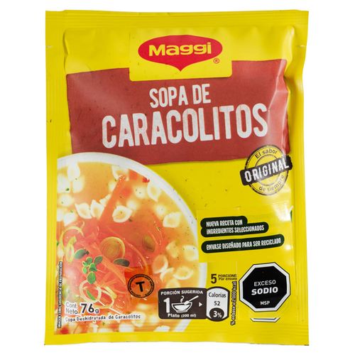 Sopa de caracolitos MAGGI 76 g