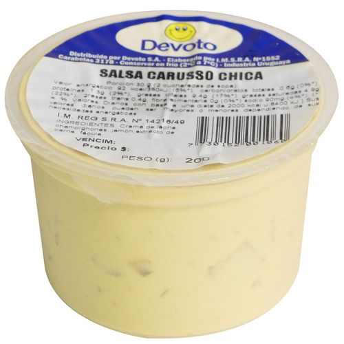 Salsa carusso Devoto 200 g