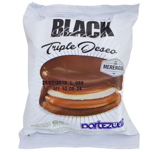 Alfajor triple black deseo PORTEZUELO 60 g