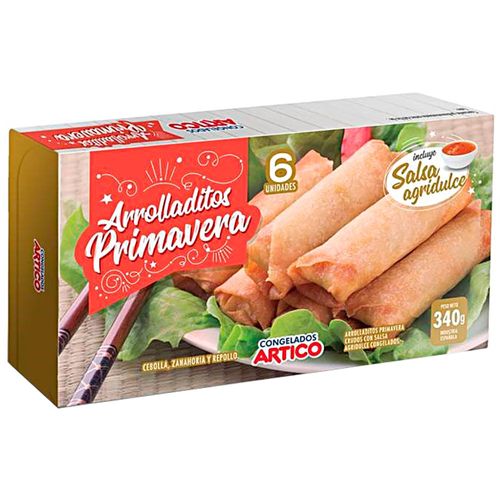 Arrolladitos primavera con salsa ÁRTICO 340 g