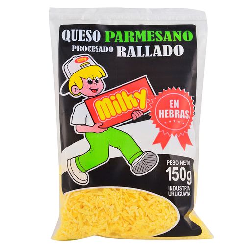Queso rallado MILKY hebras 150 g