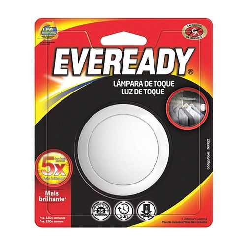 Luz de toque LED EVEREADY (2 AAA no incluídas)