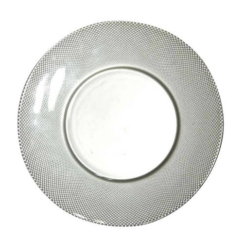 Plato vidrio llano 23 cm