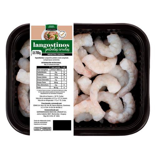 Pulpa de Langostino Crudo 750 g un.